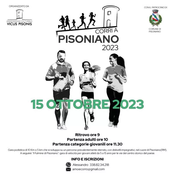 Corri a Pisoniano 2023