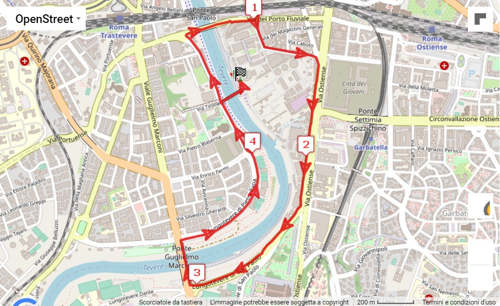 race course map Cardio Race 2022