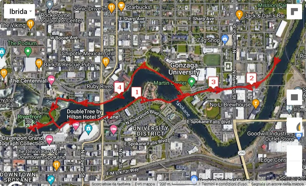 Windermere Marathon and Half Marathon 2023, 5 km race course map