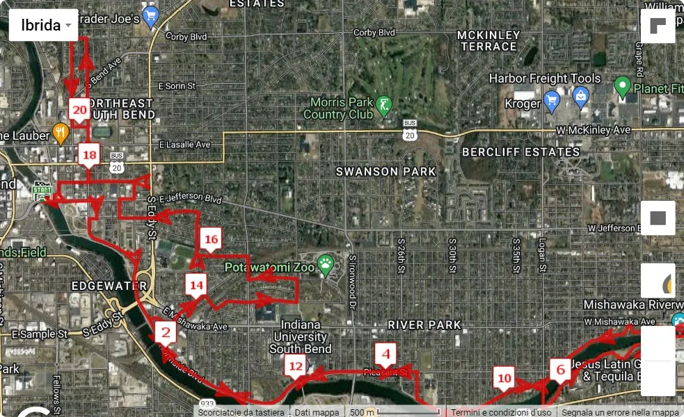 race course map Sunburst Races 2023