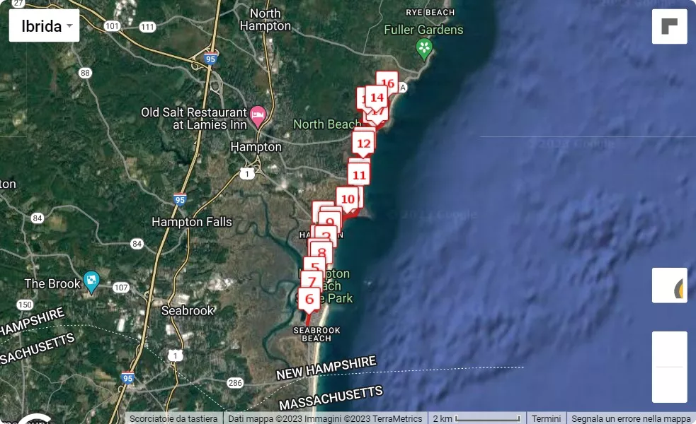 race course map Rockfest Half Marathon and 5k