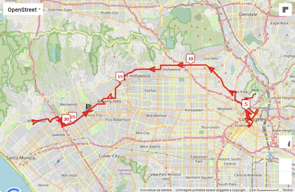 Los Angeles Marathon 2025 Route Yetty Katharyn