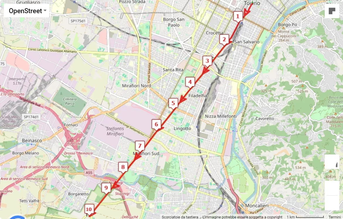 race course map Tuttadritta 2024