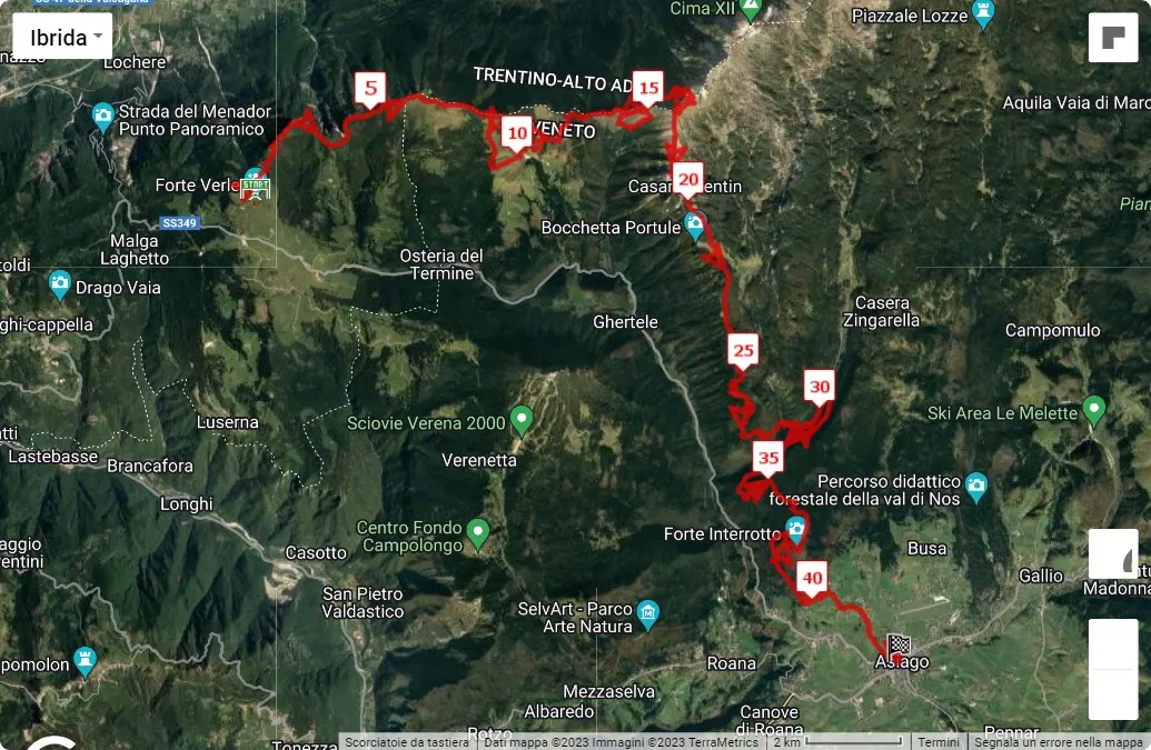 race course map 10° StrafeXpedition